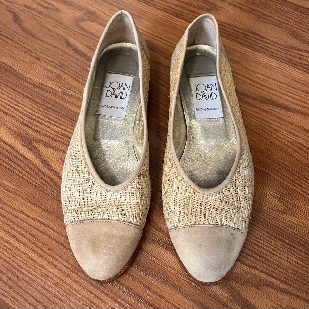 Joan & David Woven Suede Flat